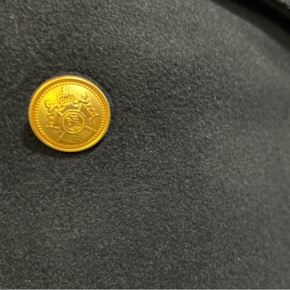 Rebecca Minkoff Black Wool Double Breasted Peacoat - Picture 7 of 11